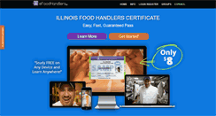 Desktop Screenshot of ilfoodhandlers.com